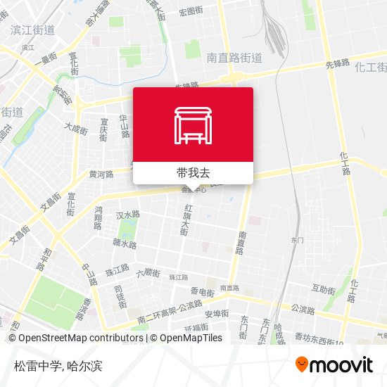 松雷中学地图