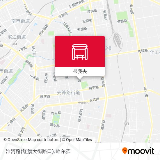 淮河路(红旗大街路口)地图