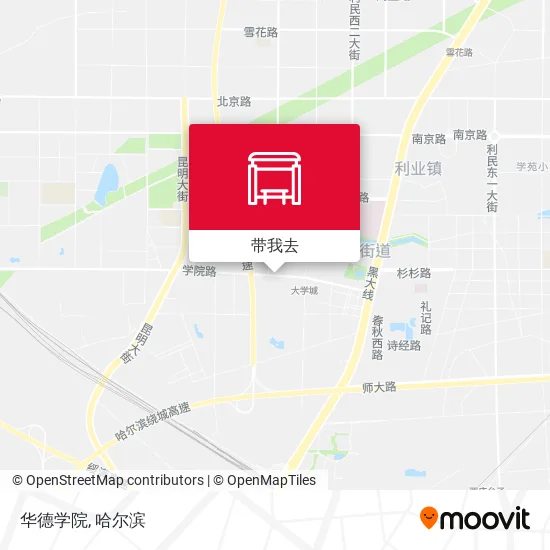 华德学院地图