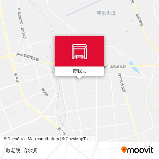 敬老院地图