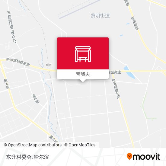 东升村委会地图