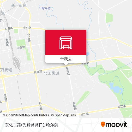 东化工路(先锋路路口)地图