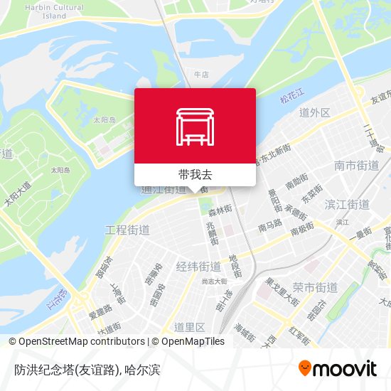 防洪纪念塔(友谊路)地图