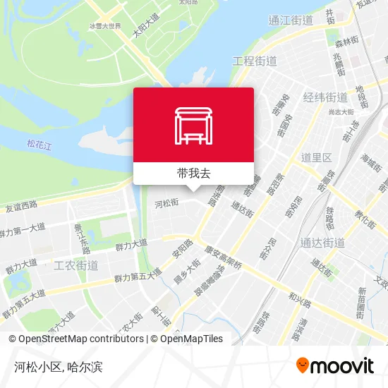 河松小区地图