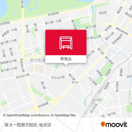 医大一院群力院区地图