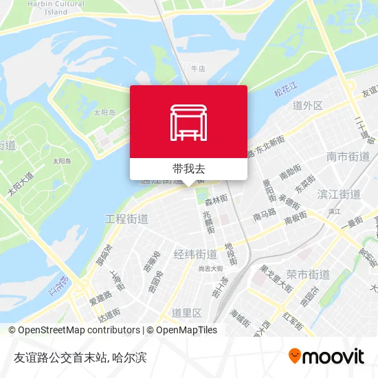 友谊路公交首末站地图