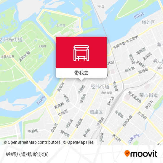 经纬八道街地图