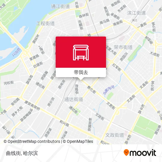 曲线街地图