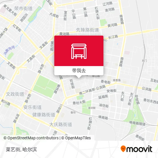 菜艺街地图