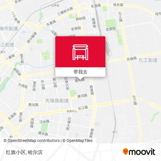 红旗小区地图