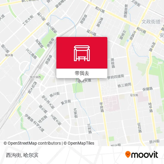西沟街地图