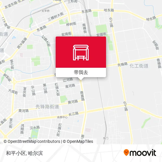 和平小区地图