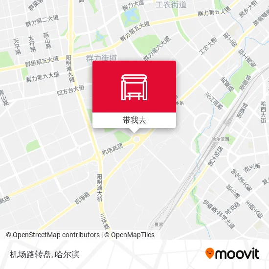 机场路转盘地图