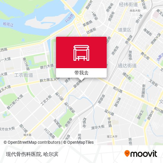 现代骨伤科医院地图