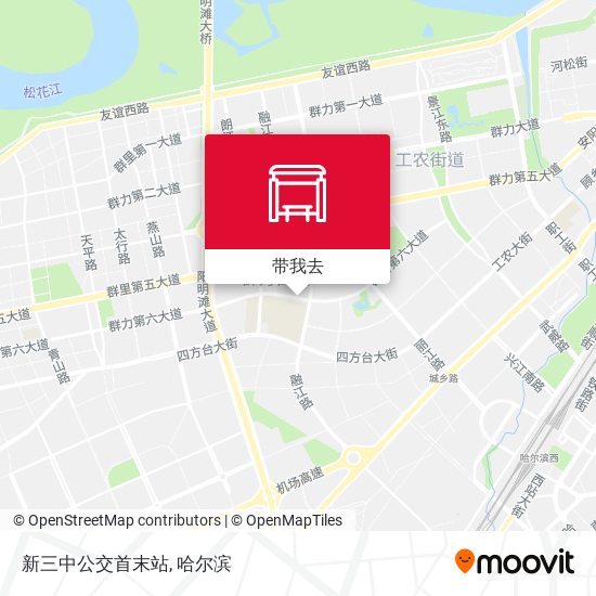 新三中公交首末站地图