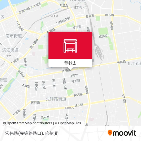 宏伟路(先锋路路口)地图
