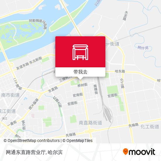 网通东直路营业厅地图