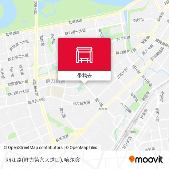 丽江路(群力第六大道口)地图