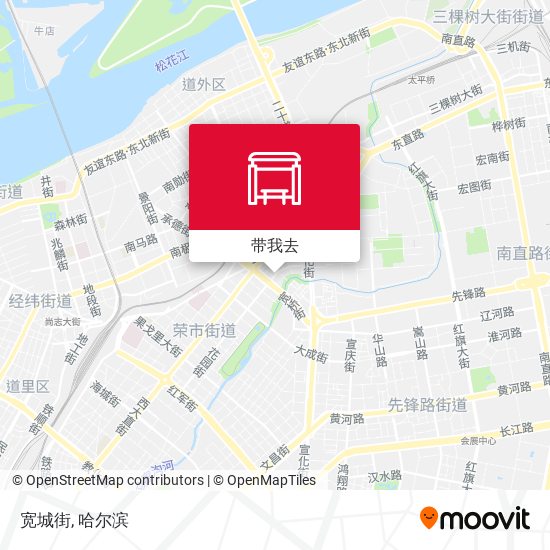 宽城街地图