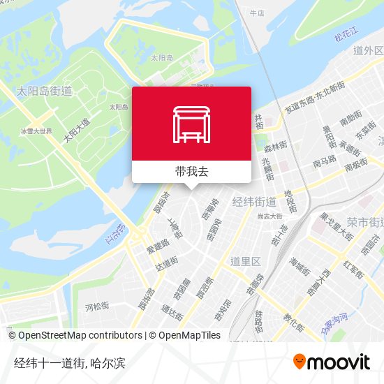 经纬十一道街地图