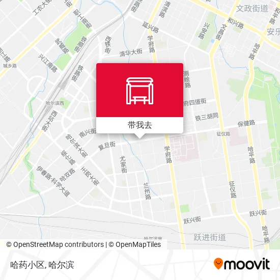 哈药小区地图