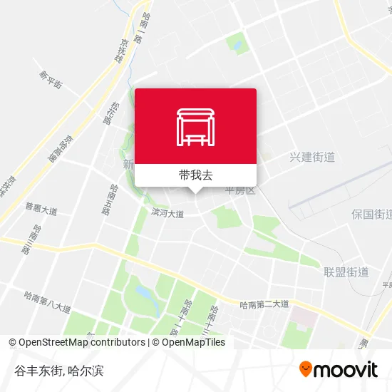 谷丰东街地图