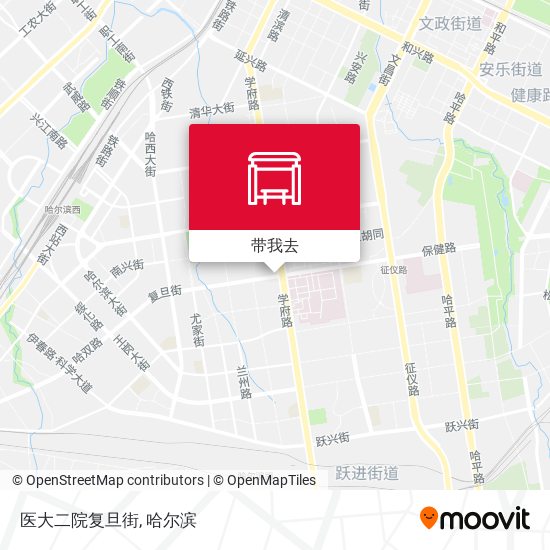 医大二院复旦街地图