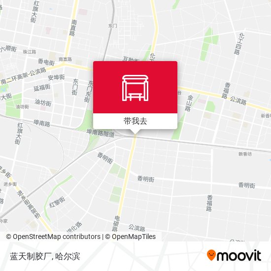 蓝天制胶厂地图