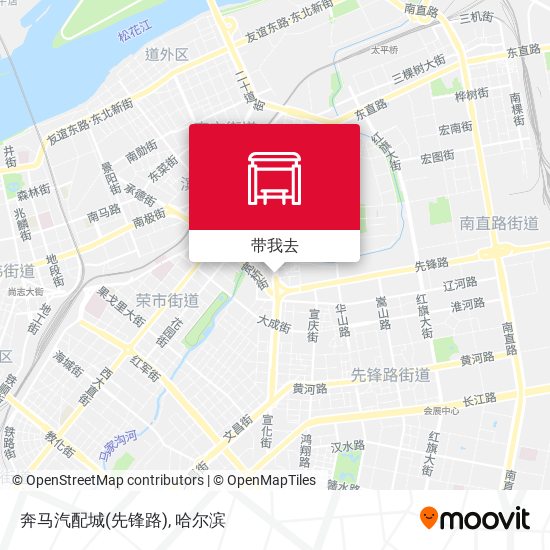 奔马汽配城(先锋路)地图