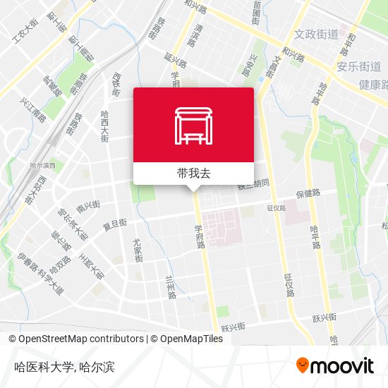 哈医科大学地图