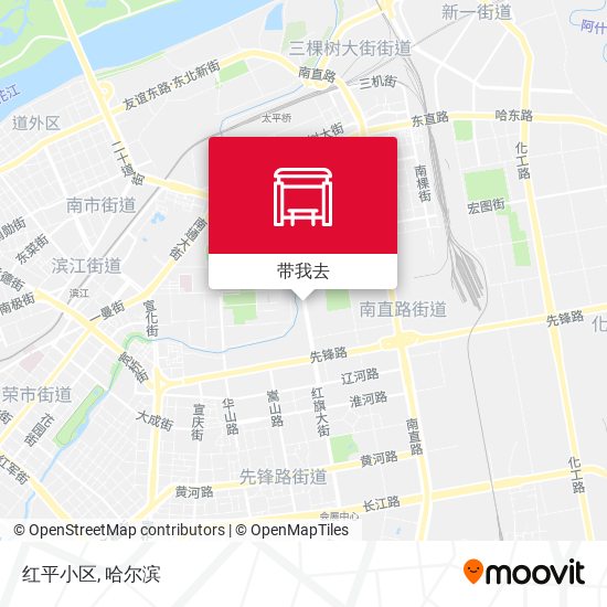 红平小区地图