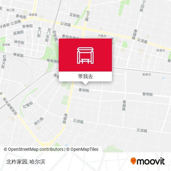 北柞家园地图