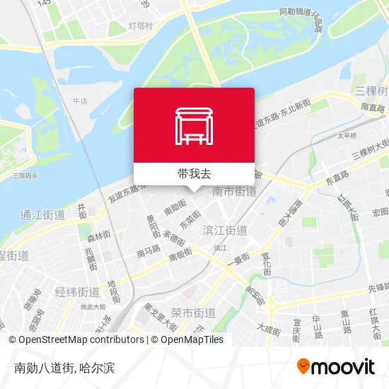 南勋八道街地图