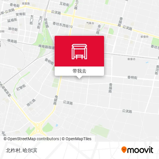 北柞村地图