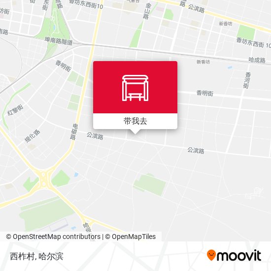 西柞村地图