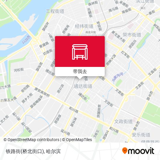 铁路街(桥北街口)地图