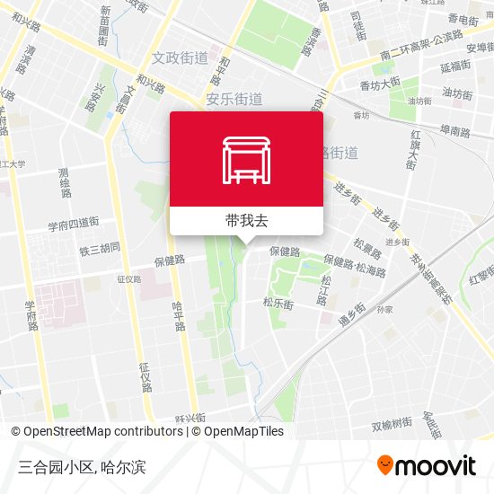 三合园小区地图