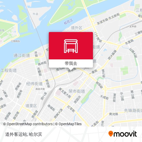 道外客运站地图