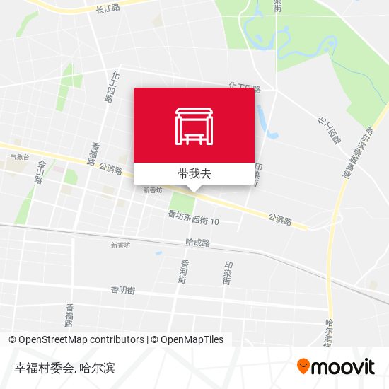 幸福村委会地图