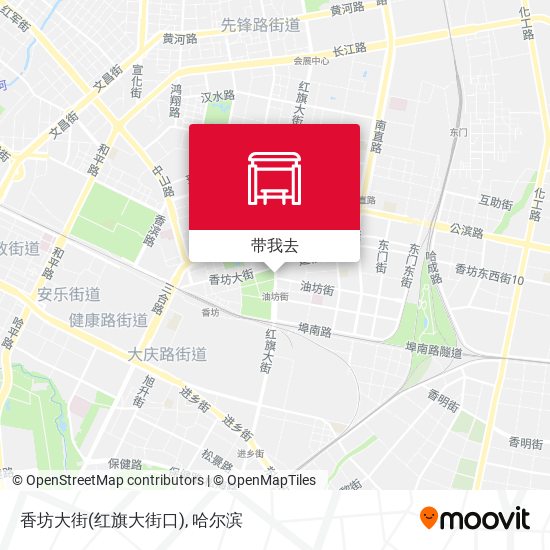 香坊大街(红旗大街口)地图