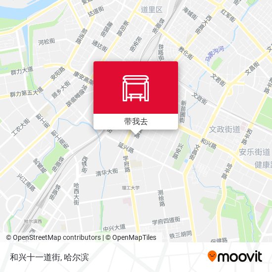 和兴十一道街地图