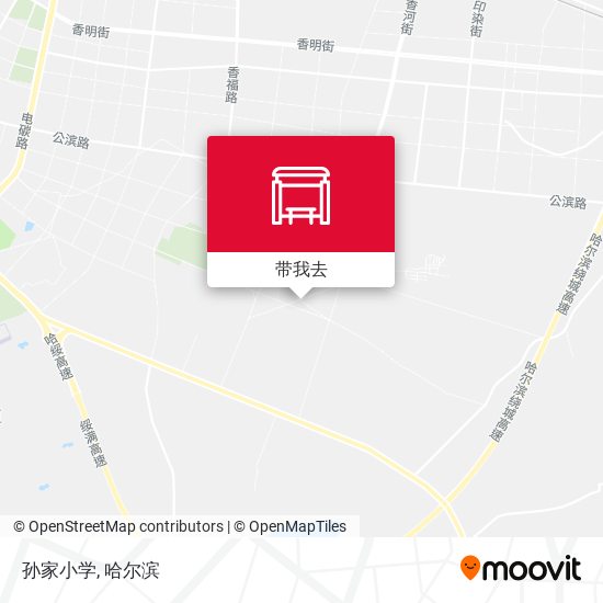 孙家小学地图