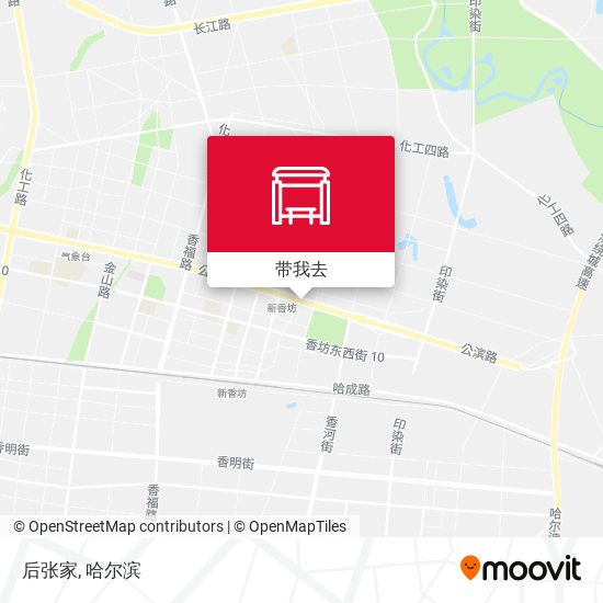 后张家地图