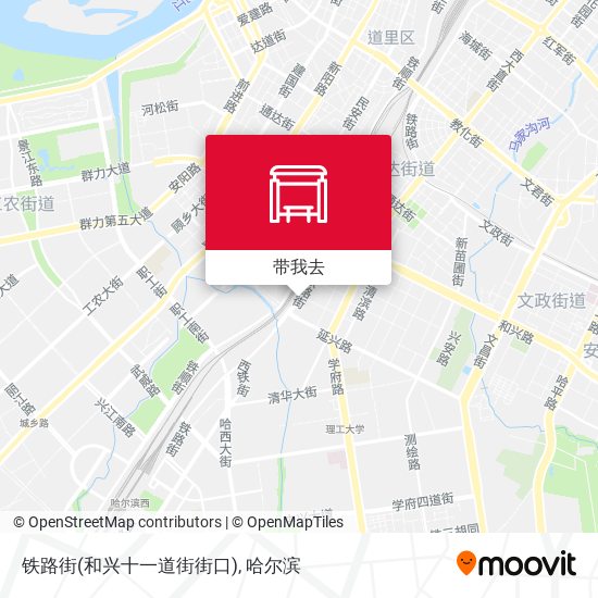 铁路街(和兴十一道街街口)地图