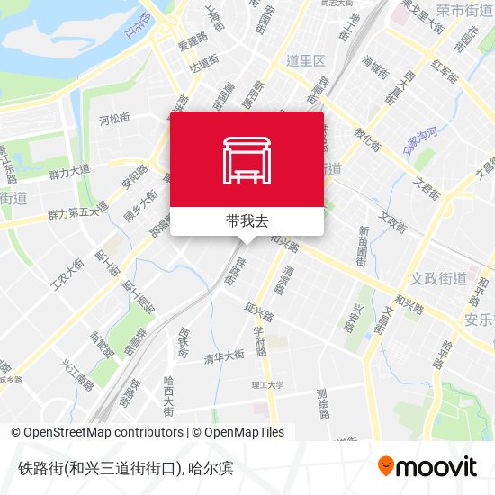 铁路街(和兴三道街街口)地图