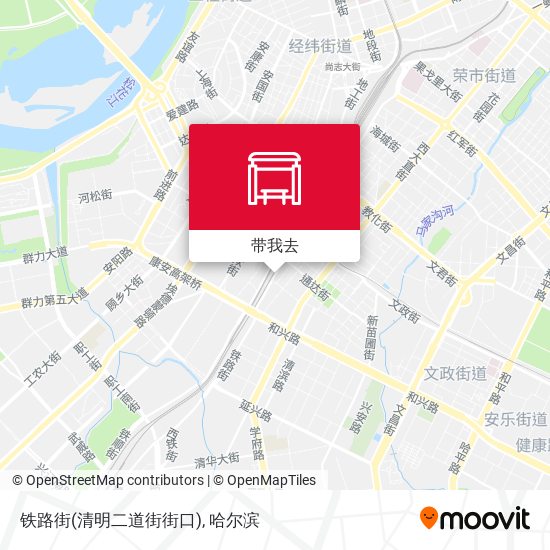 铁路街(清明二道街街口)地图