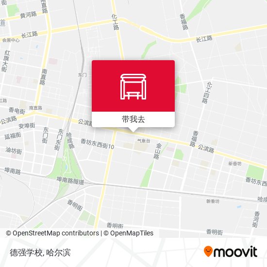 德强学校地图