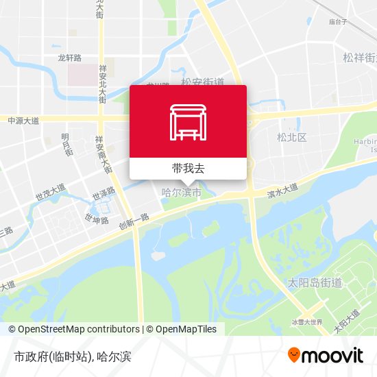 市政府(临时站)地图