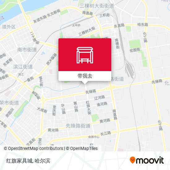 红旗家具城地图