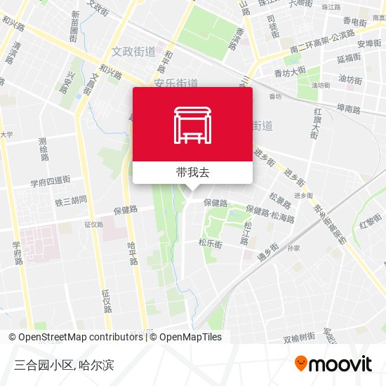 三合园小区地图